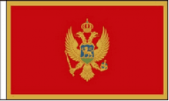 Montenegro Table Flags